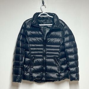Marc New York 650 Duck Down Filled Winter Coat Black Womens Sz L